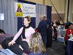 Canadian Reiki Association's Booth At The Vancouver Wellness Show